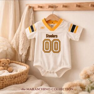 Vintage Pittsburgh Steelers Baby Romper | Reebok NFL 6-9M